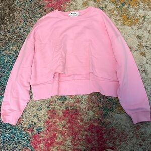 MSGM cropped sweatshirt